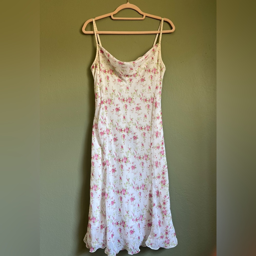 White Floral Dress